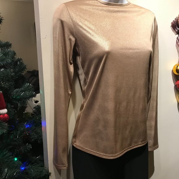 Michael Tyler Long sleeves top (Gold) - Picture 2 of 5